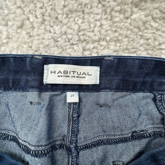 Habitual Flare Wide leg Jeans Ablaze Dark Wash - Picture 4 of 10